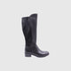 PUR031 BLACK Boots | familyshoecentre