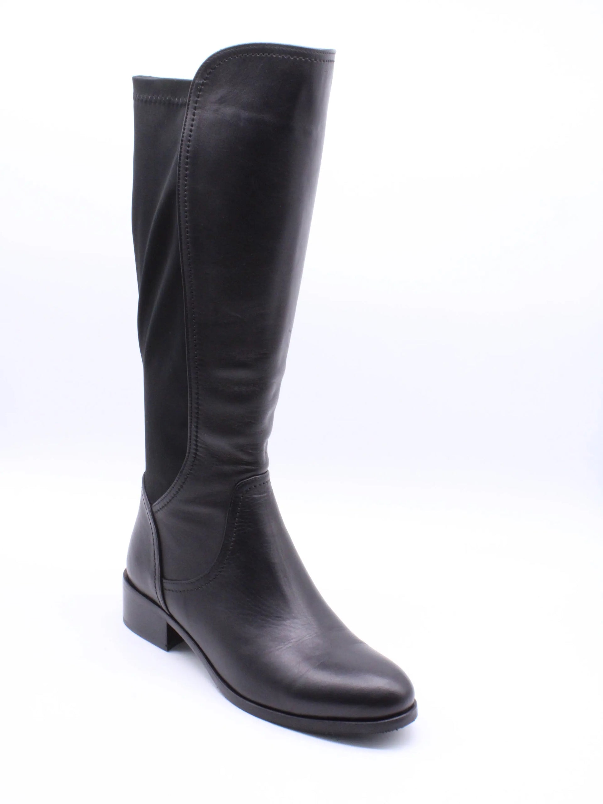 PUR031 BLACK Boots | familyshoecentre