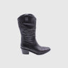 MAR030 BLACK-SNAKE Boots | familyshoecentre