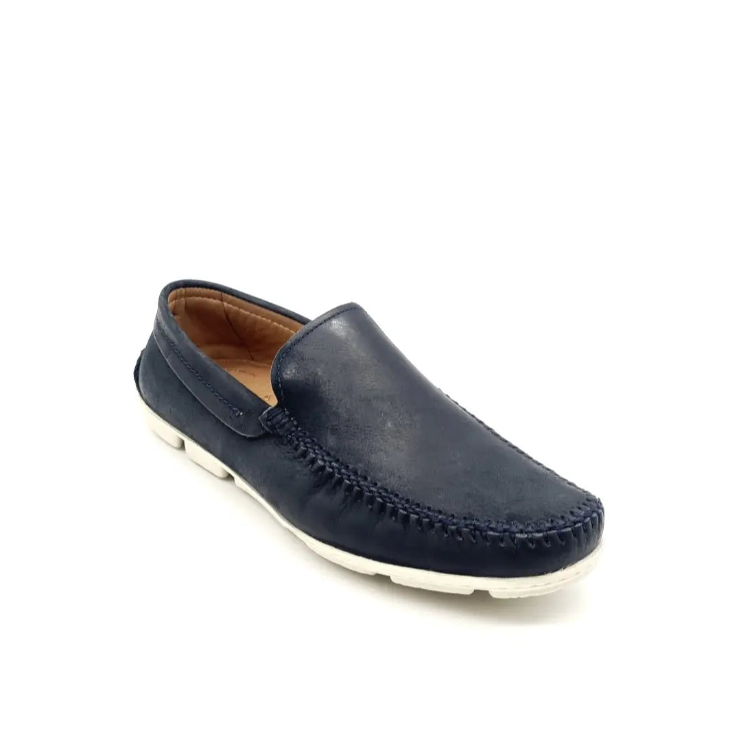 ANATOMIC 363602 NAVY NUBUCK Loafers | familyshoecentre