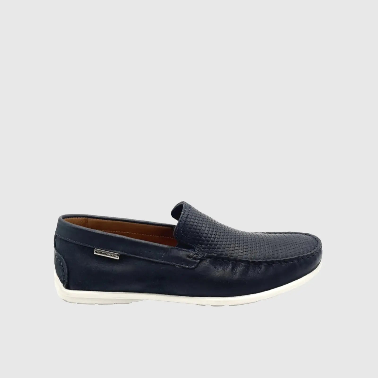 ANATOMIC 353505 NAVY NUBUCK Loafers | familyshoecentre
