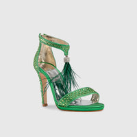 BRIDAL 4962 GREEN Heels | familyshoecentre