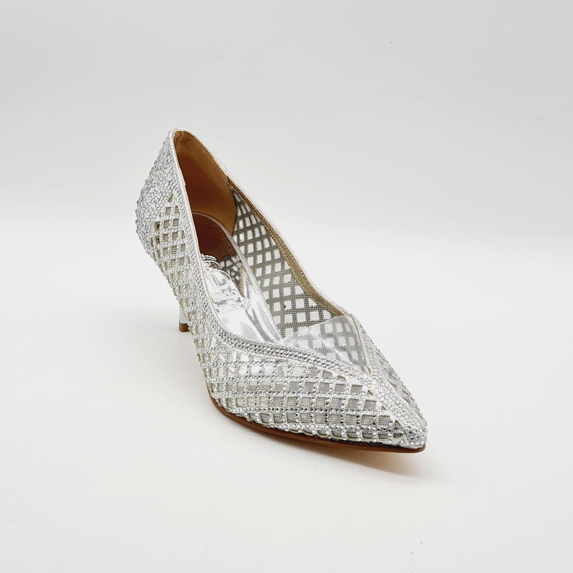 BRIDAL 5303  SILVER Heels | familyshoecentre
