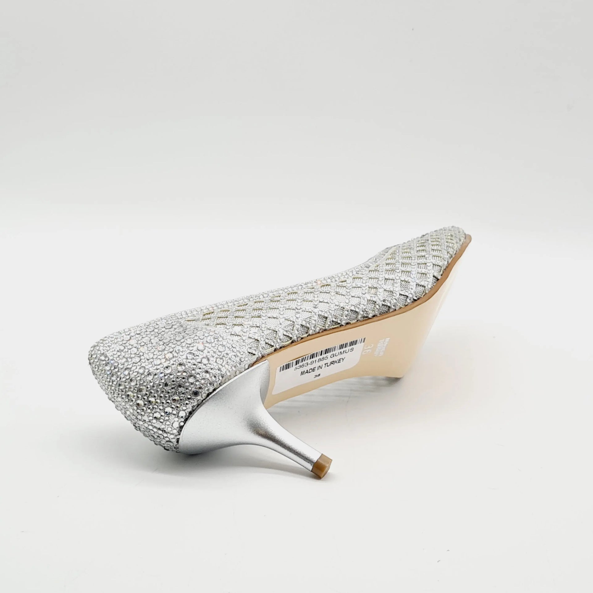BRIDAL 5303  SILVER Heels | familyshoecentre