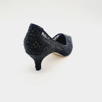 BRIDAL 5335 BLACK Heels | familyshoecentre