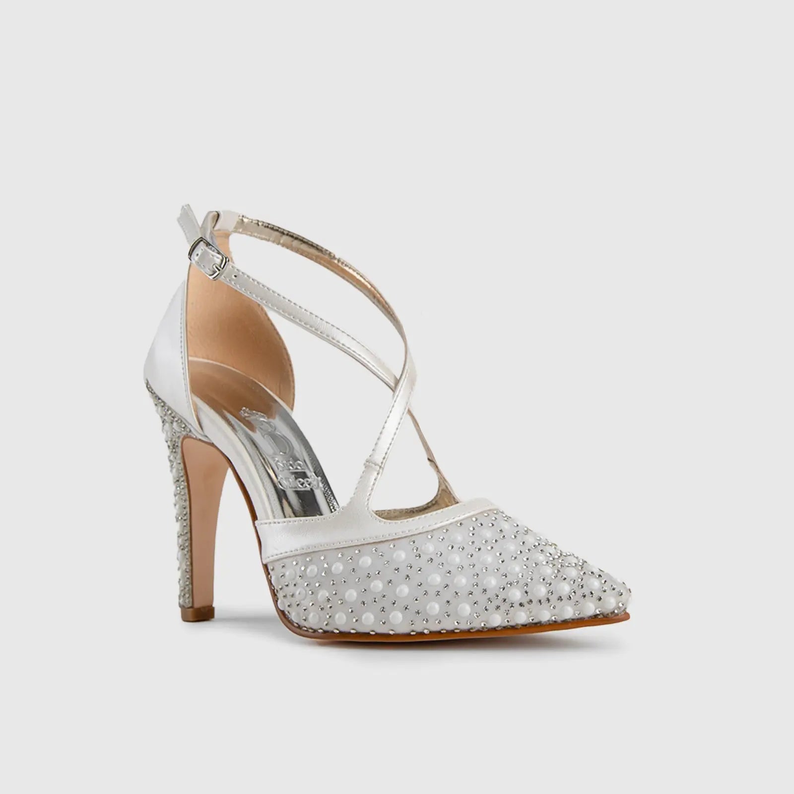 BRIDAL 5489 PEARL Heels | familyshoecentre