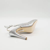 BRIDAL 5507 SILVER Heels | familyshoecentre