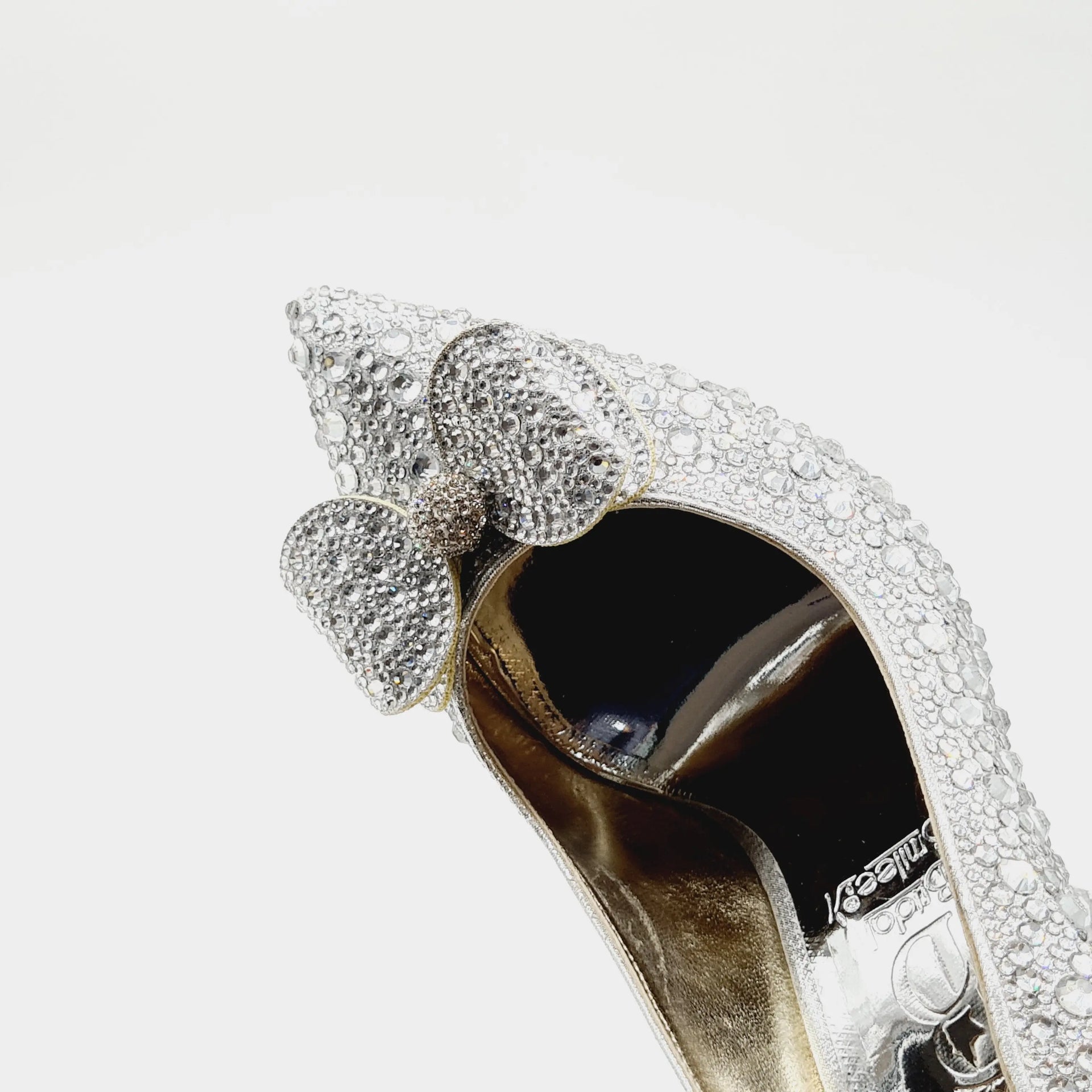 BRIDAL 5537 SILVER Heels | familyshoecentre