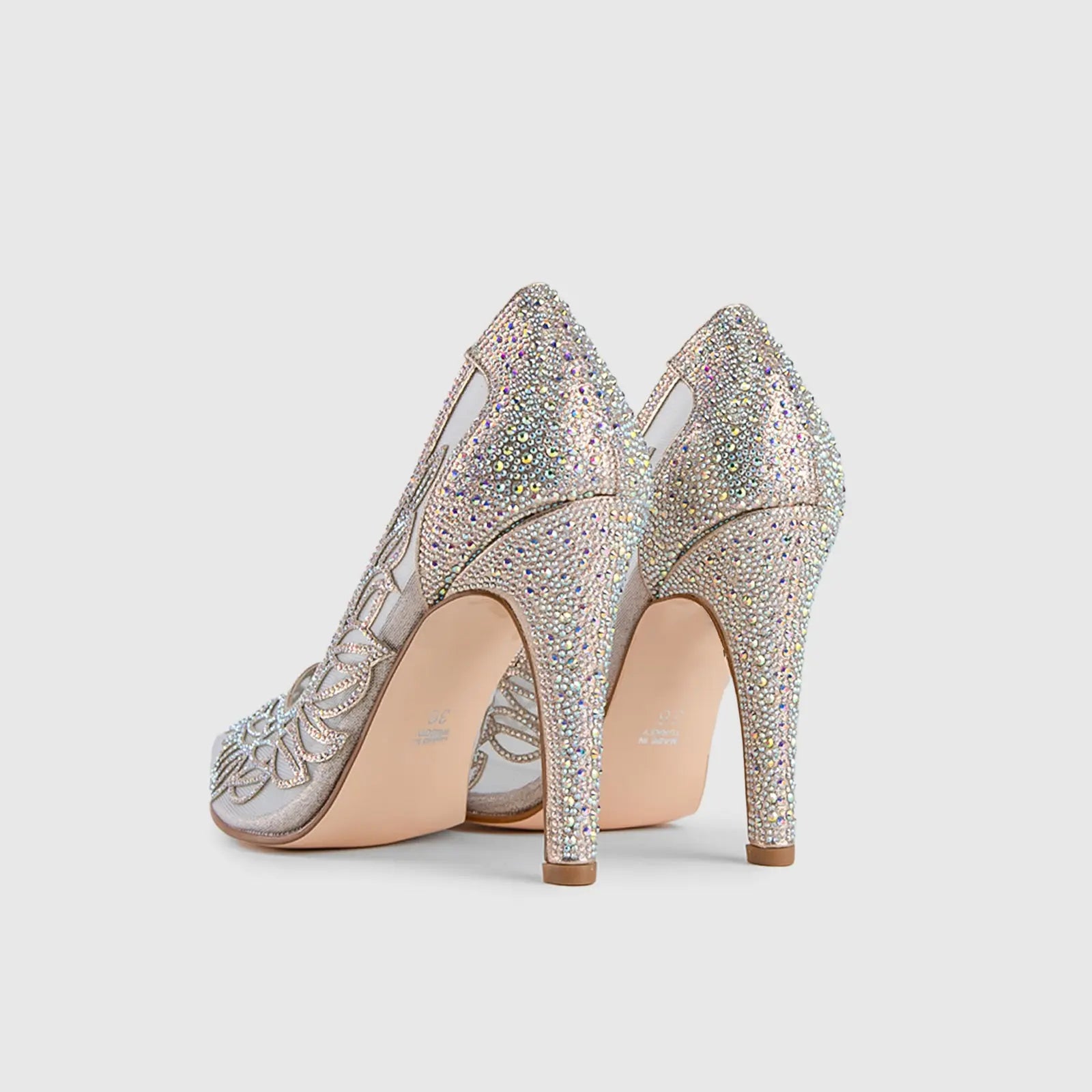 BRIDAL 5545 PEARL Heels | familyshoecentre