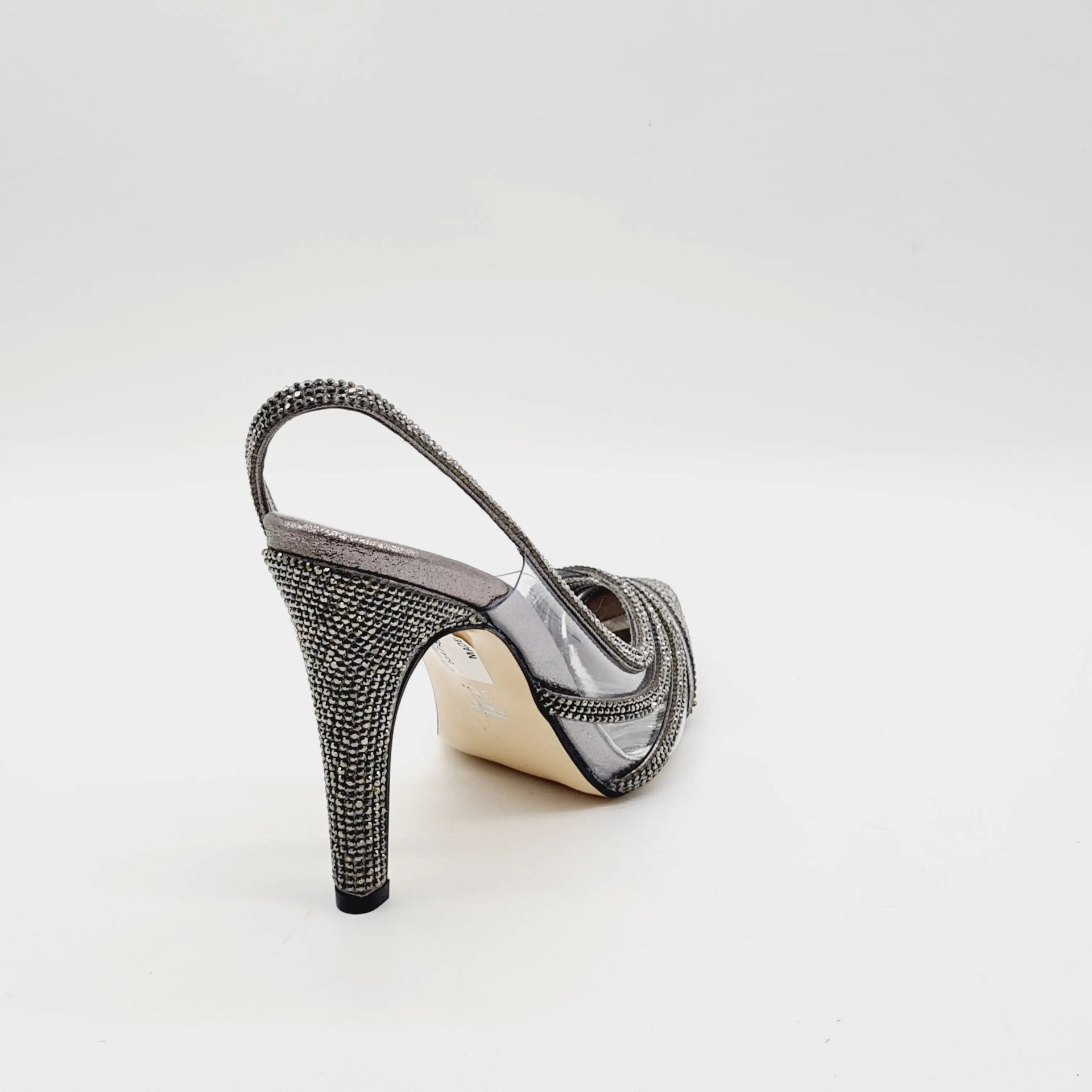 BRIDAL 5547 PEWTER Heels | familyshoecentre