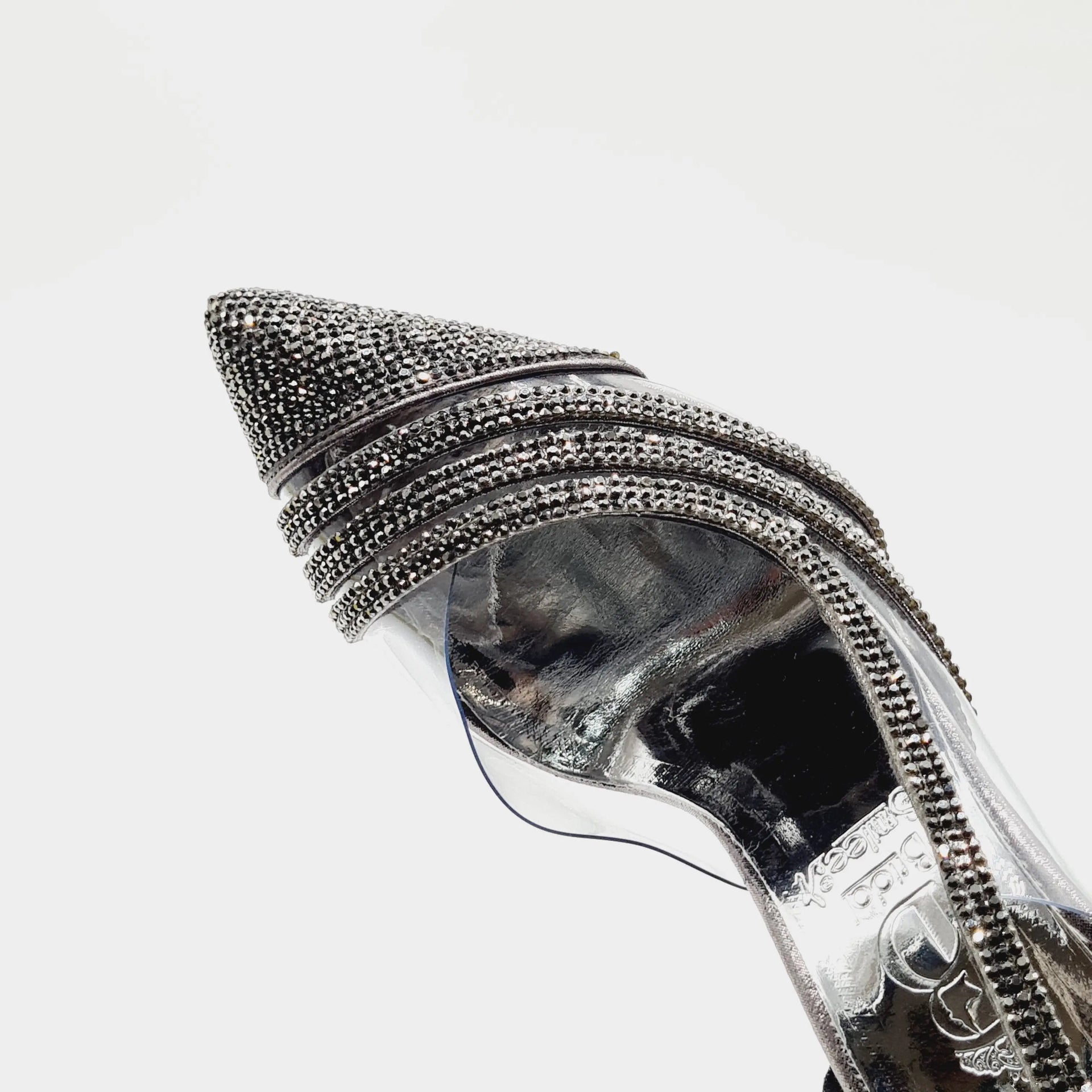 BRIDAL 5547 PEWTER Heels | familyshoecentre