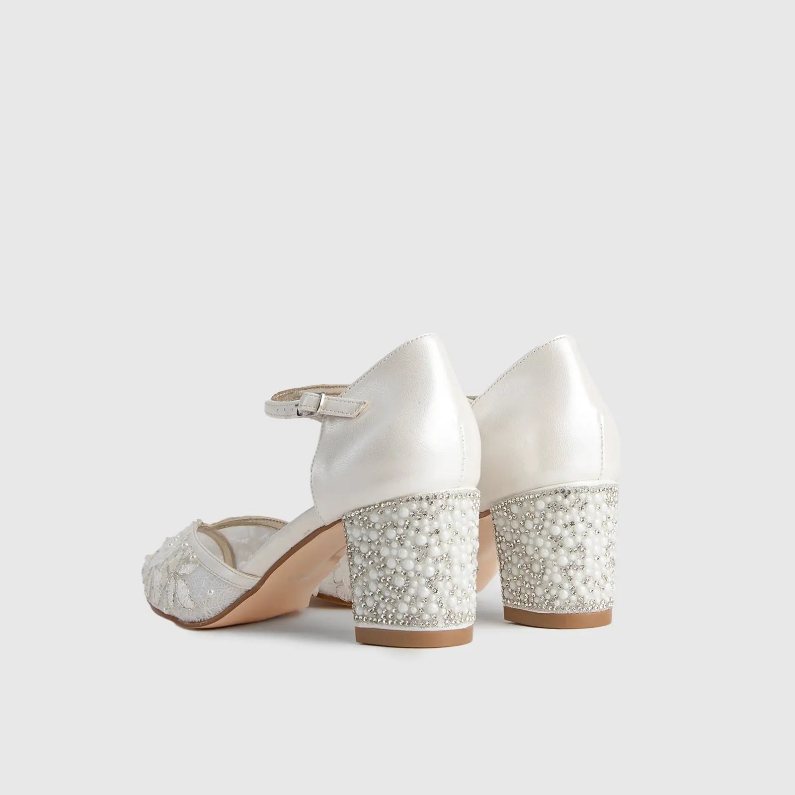 BRIDAL 5640 PEARL Heels | familyshoecentre
