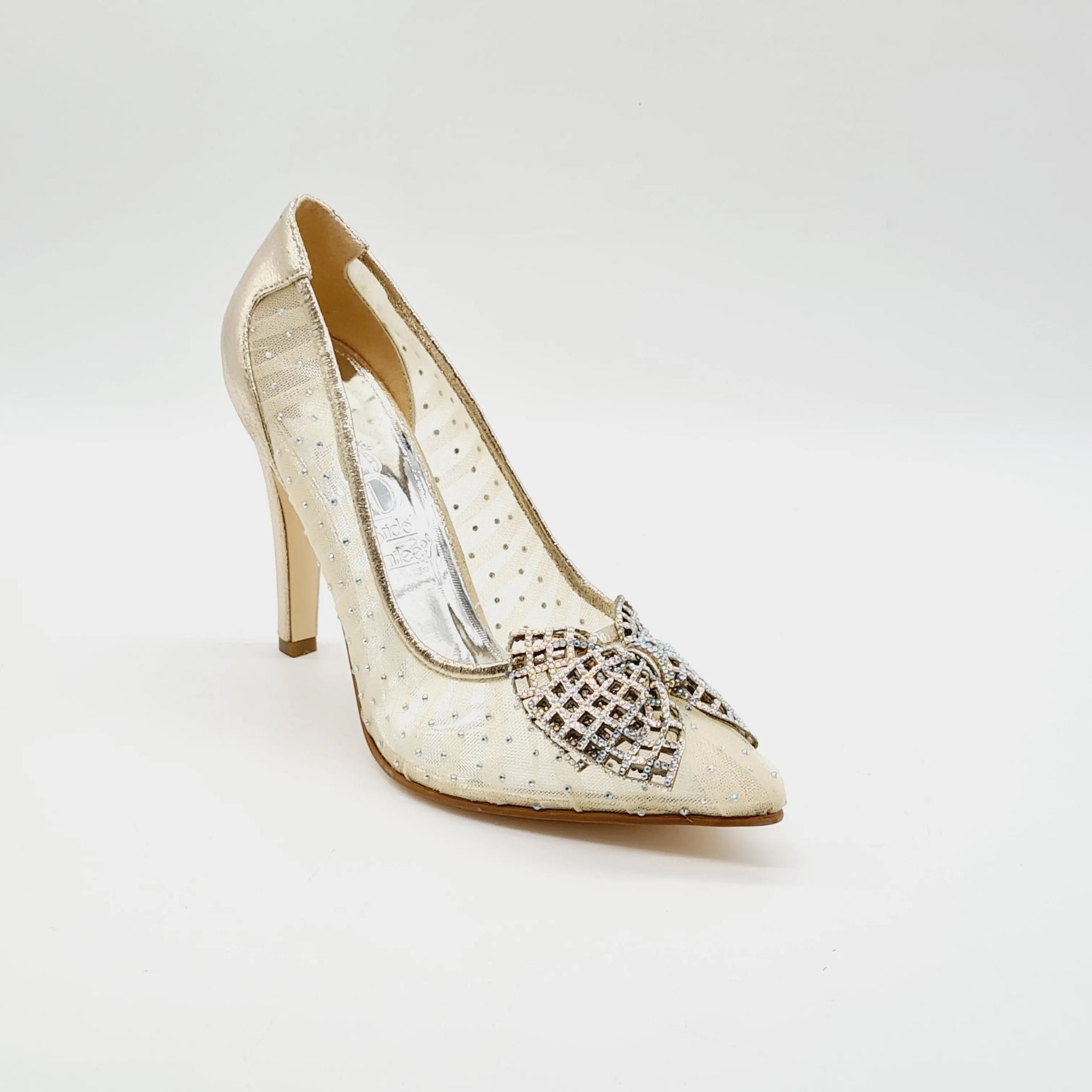 BRIDAL 5562 GOLD Heels | familyshoecentre