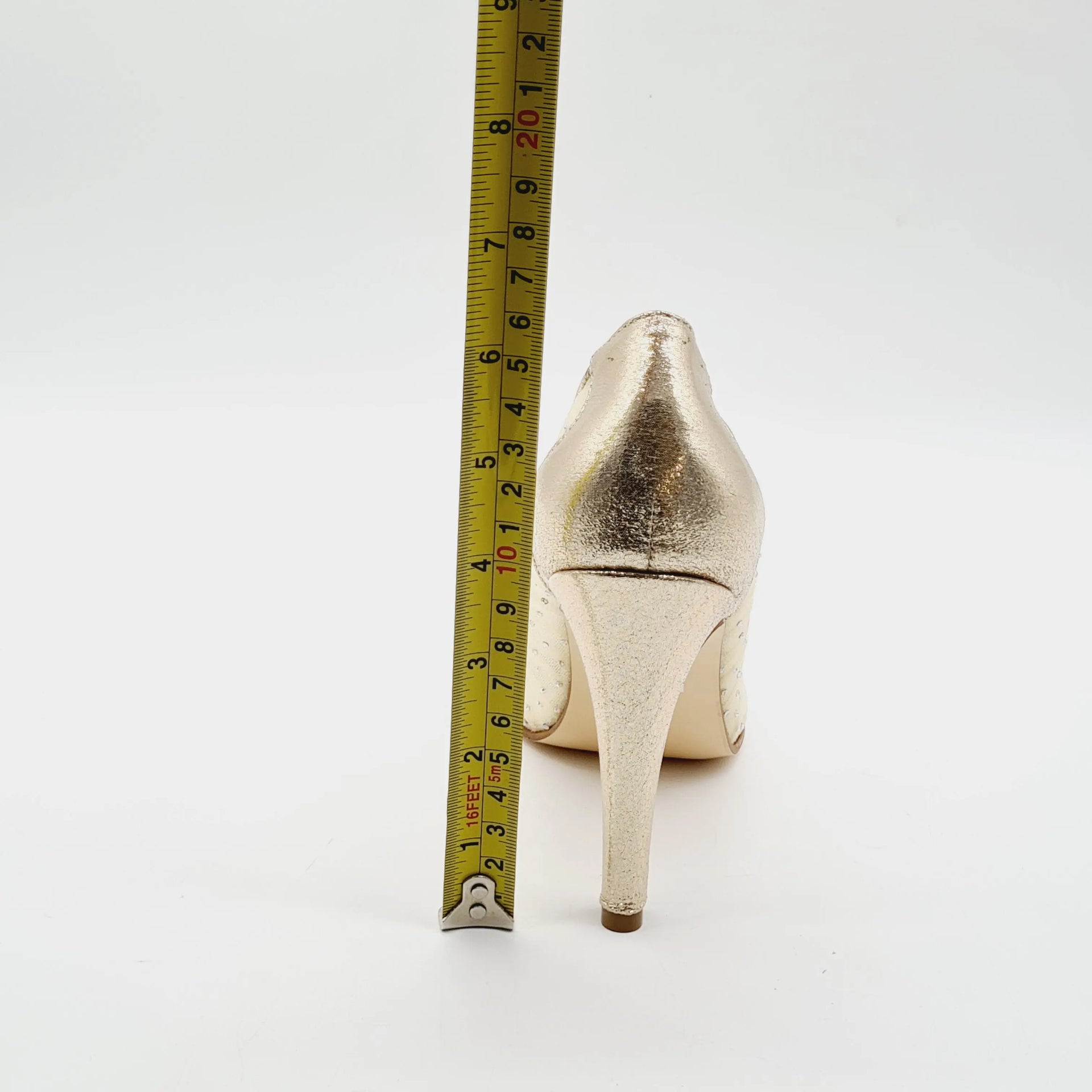 BRIDAL 5562 GOLD Heels | familyshoecentre