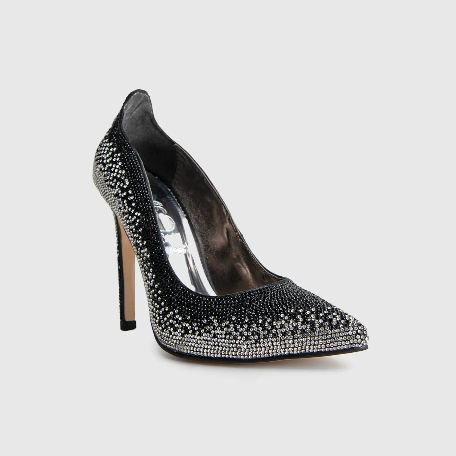 BRIDAL 5573 BLACK Heels | familyshoecentre