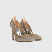 BRIDAL 5573 GOLD Heels | familyshoecentre