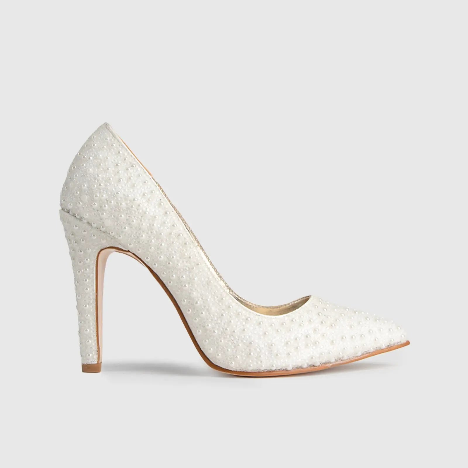 BRIDAL 5587 PEARL Heels | familyshoecentre