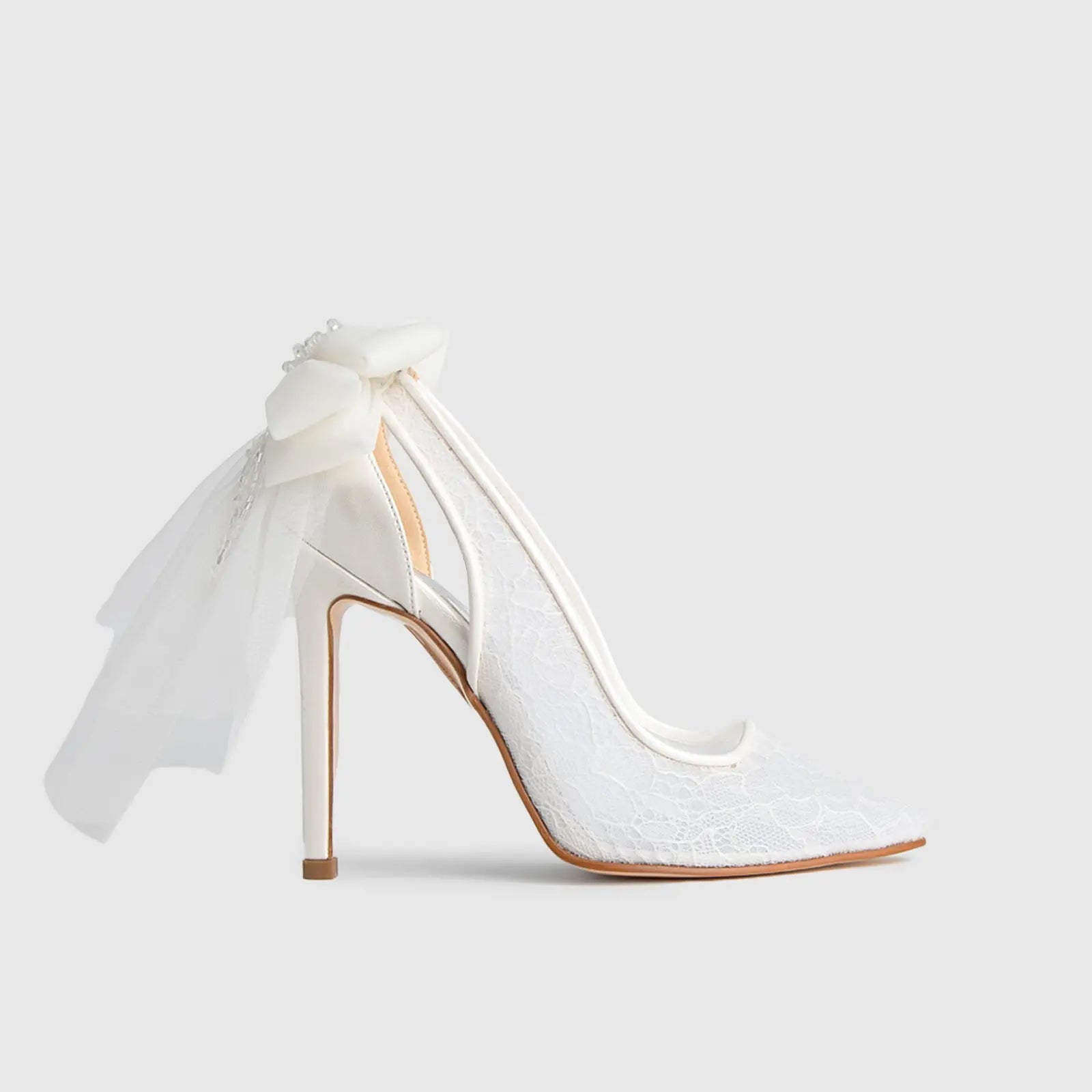 BRIDAL 5595 PEARL Heels | familyshoecentre