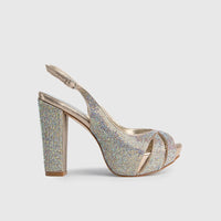 BRIDAL 6015 METALLIC Heels | familyshoecentre