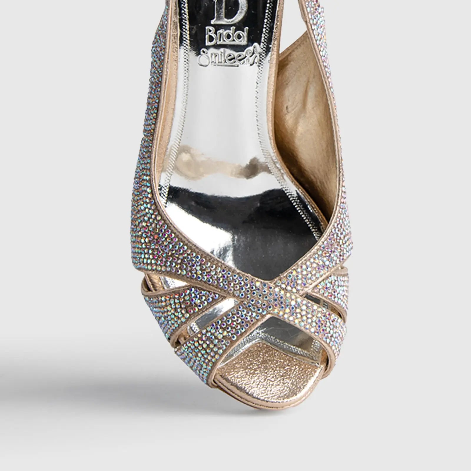 BRIDAL 6015 METALLIC Heels | familyshoecentre