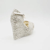 BRIDAL 6032 PEARL Wedges | familyshoecentre