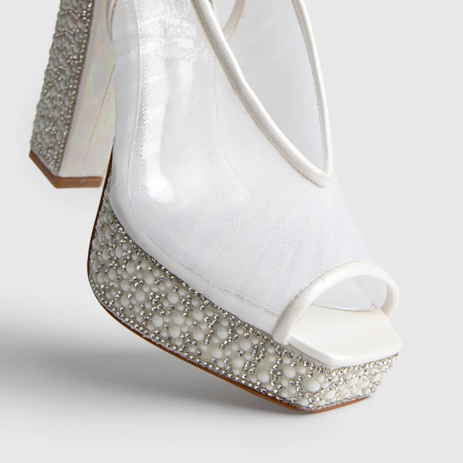 BRIDAL 6137 PEARL Heels | familyshoecentre