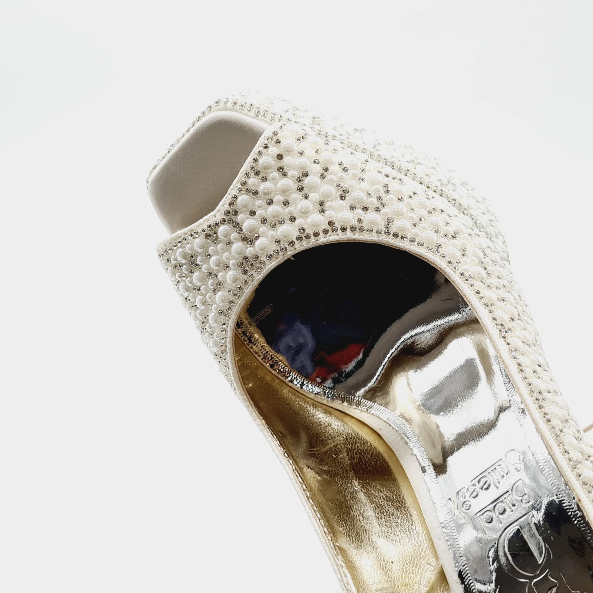 BRIDAL 6149 PEARL Heels | familyshoecentre
