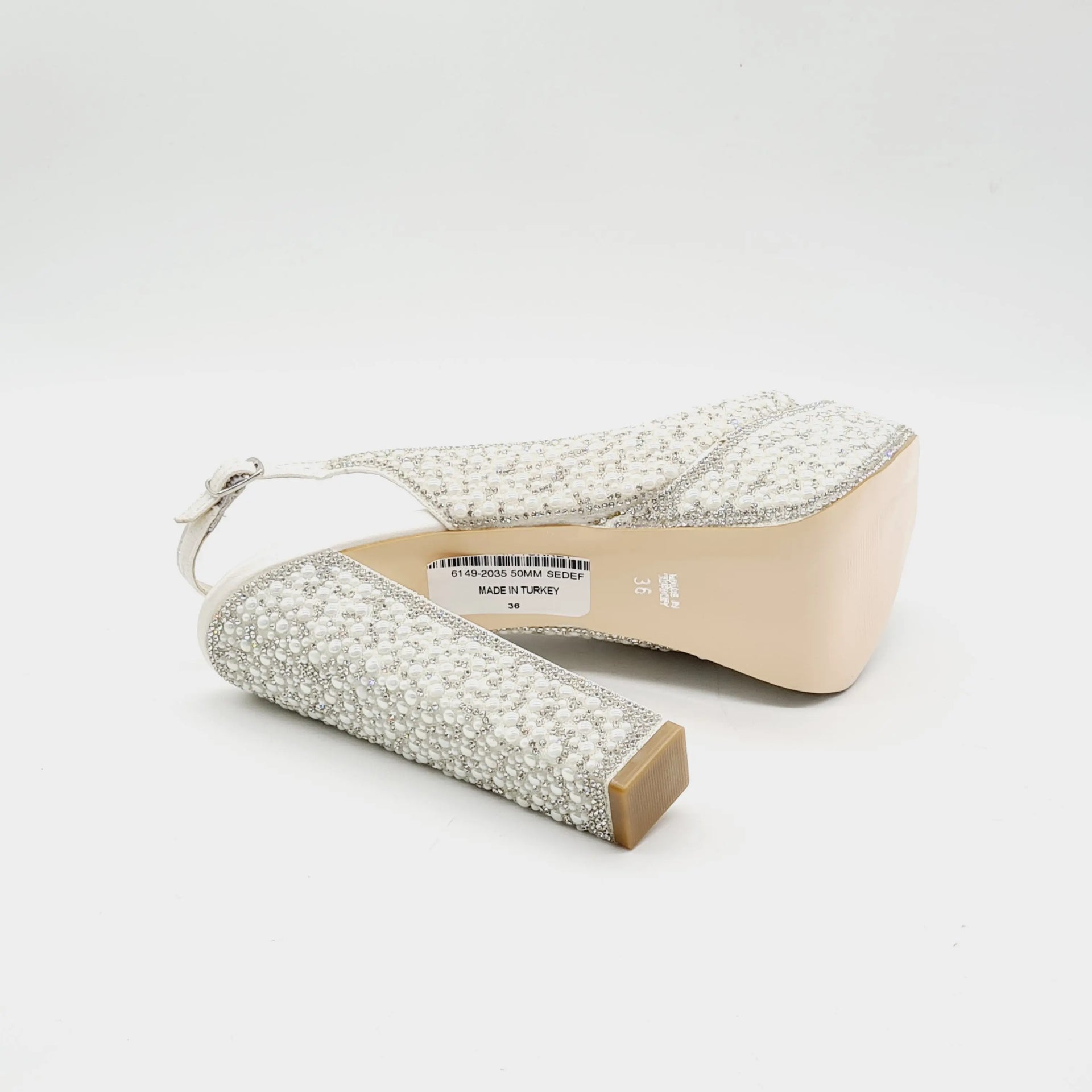 BRIDAL 6149 PEARL Heels | familyshoecentre