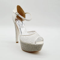 BRIDAL 6185 PEARL Heels | familyshoecentre