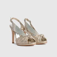 BRIDAL 6215 GOLD Heels | familyshoecentre