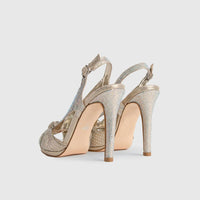 BRIDAL 6215 GOLD Heels | familyshoecentre
