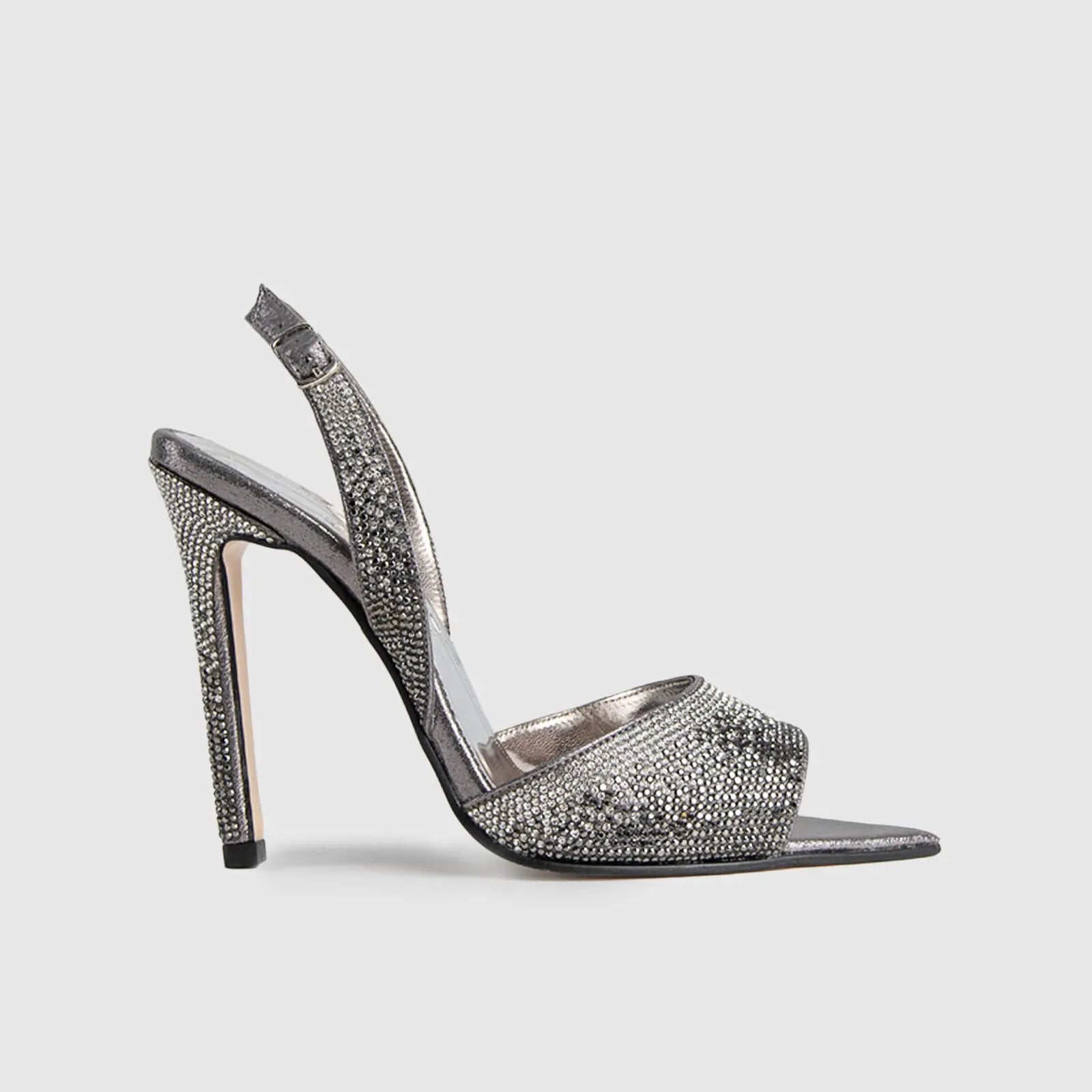 BRIDAL 6271 PEWTER Heels | familyshoecentre