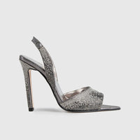 BRIDAL 6271 PEWTER Heels | familyshoecentre