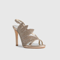 BRIDAL 6348 GOLD Heels | familyshoecentre