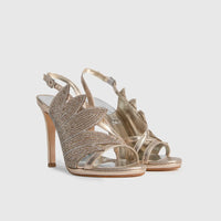 BRIDAL 6348 GOLD Heels | familyshoecentre
