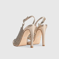 BRIDAL 6348 GOLD Heels | familyshoecentre