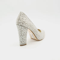 BRIDAL PEARL COURT SHOE 5238 Heels | familyshoecentre