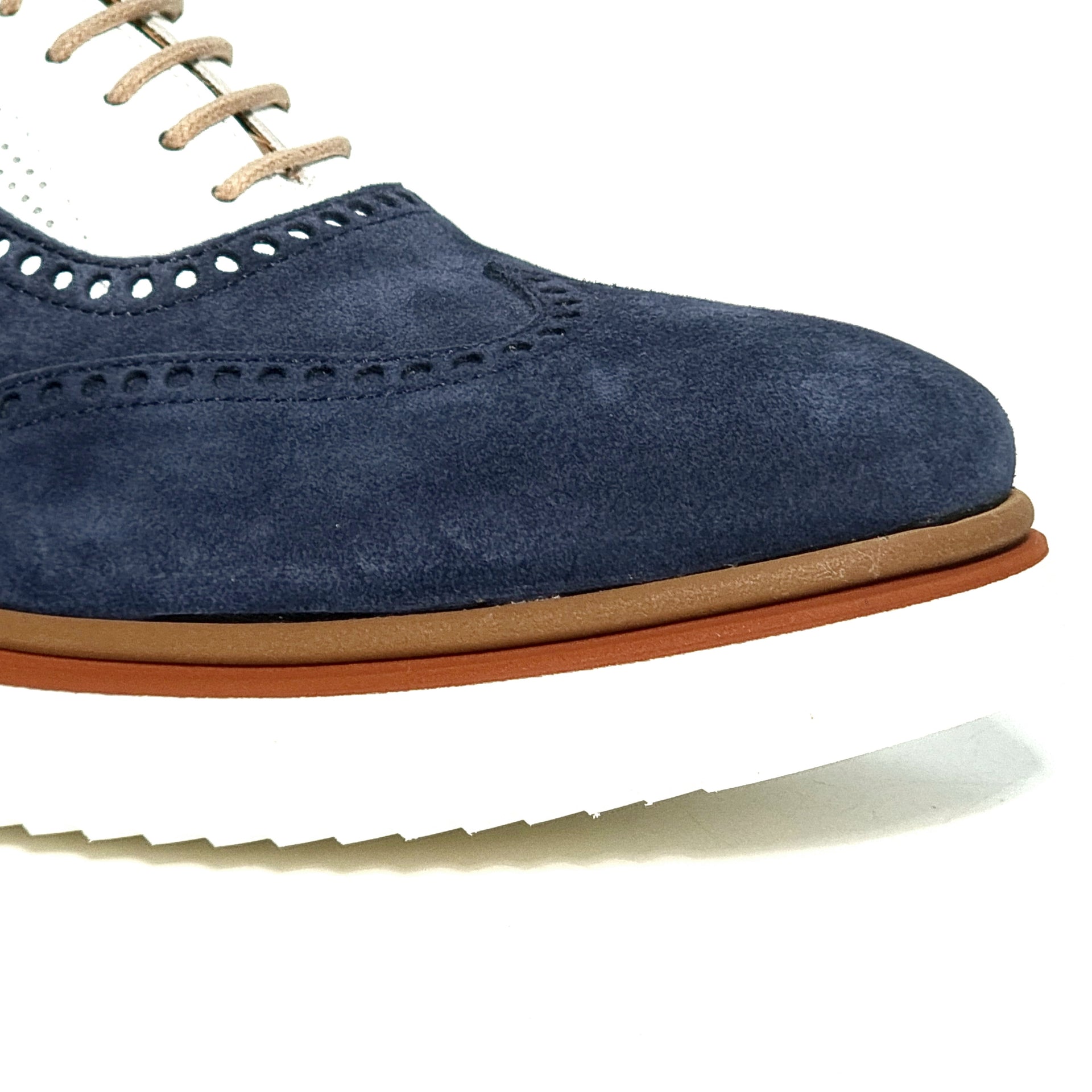CALCE X1213 NAVY Oxfords | familyshoecentre