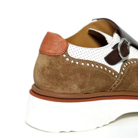 CALCE X1214 BEIGE Oxfords | familyshoecentre