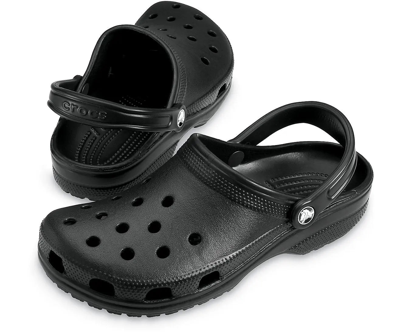 CROCS CLASSIC Black Sandals | familyshoecentre