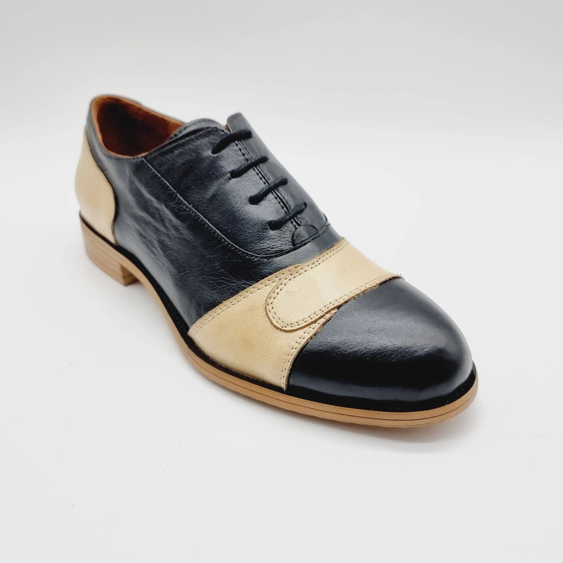 DIMATO 207 BLK/WHITE Oxfords | familyshoecentre