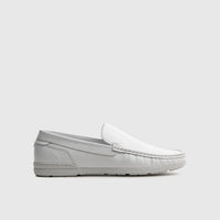 Dress Casual Loafer 13830 White Loafers | familyshoecentre