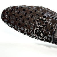 ELI 105 BLACK/SILVER Loafers | familyshoecentre