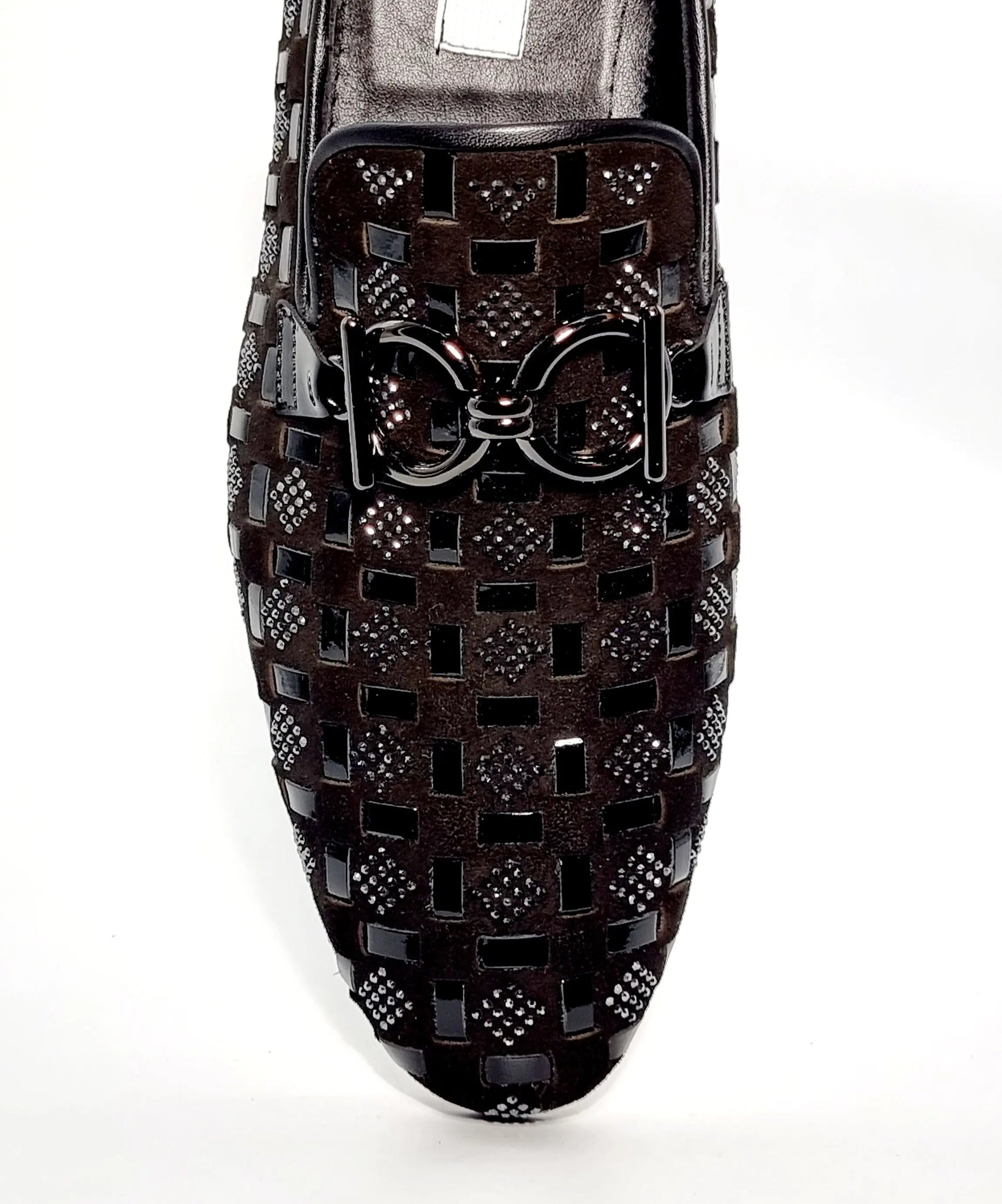 ELI 105 BLACK/SILVER Loafers | familyshoecentre