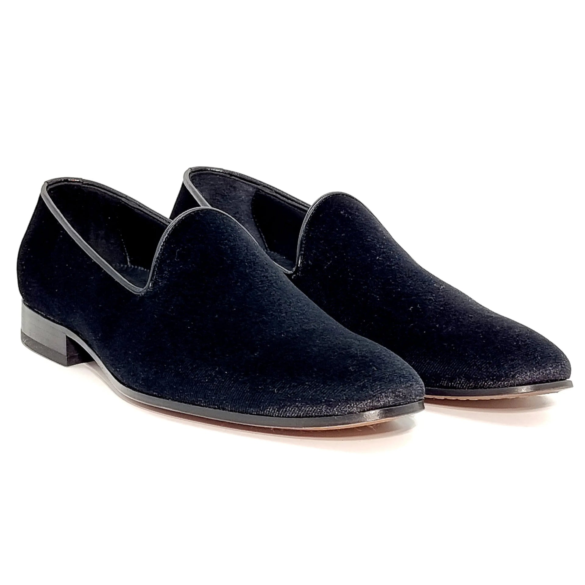 ELI 11623 BLACK VELVET Loafers | familyshoecentre
