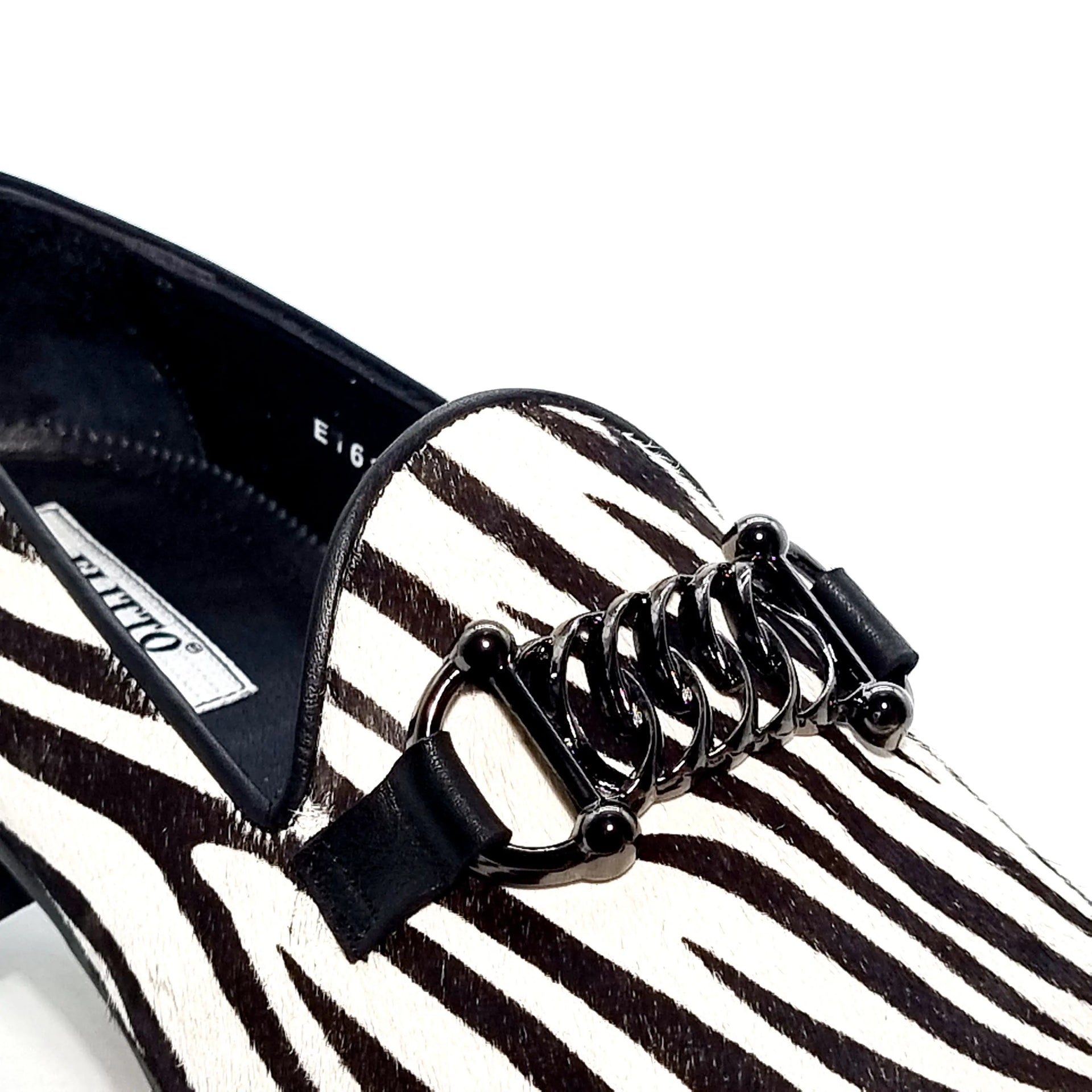 ELI 11623 BLACK/WHITE Loafers | familyshoecentre