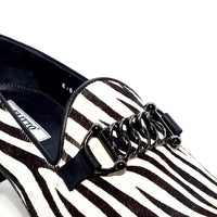 ELI 11623 BLACK/WHITE Loafers | familyshoecentre