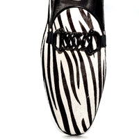 ELI 11623 BLACK/WHITE Loafers | familyshoecentre