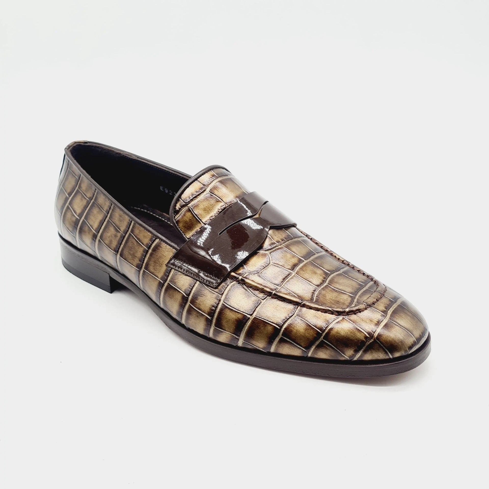 ELI041 BROWN Loafers | familyshoecentre