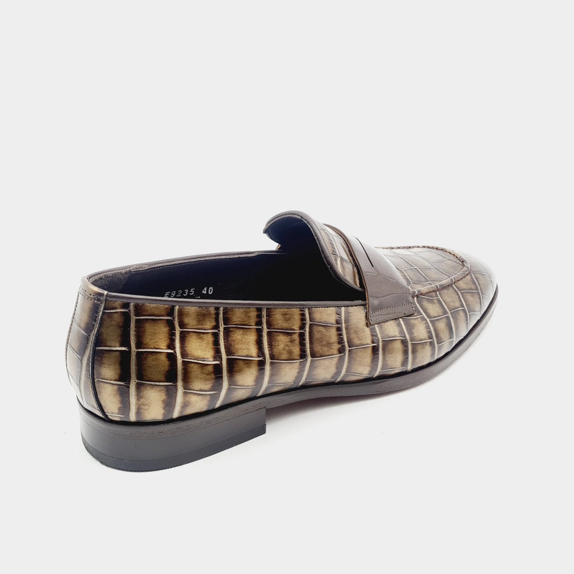 ELI041 BROWN Loafers | familyshoecentre